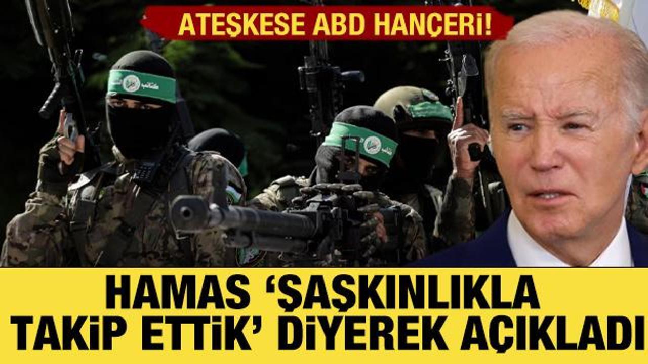 Hamas'tan Biden'a tepki