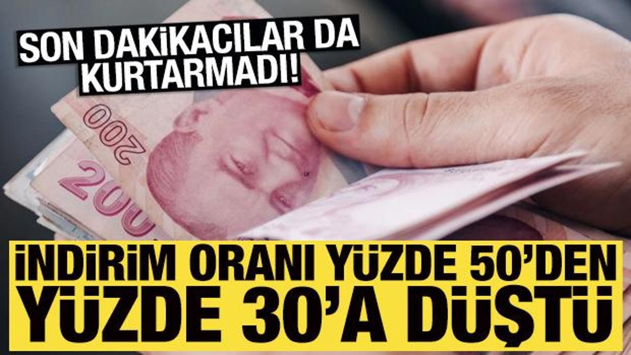 İndirim rüzgarı sürüyor! Oran yüzde 50'den yüzde 30'lara düştü