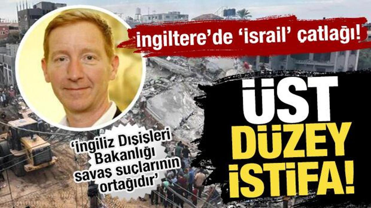 İngiliz diplomat &uuml;lkesinin İsrail'e silah satışları nedeniyle istifa etti