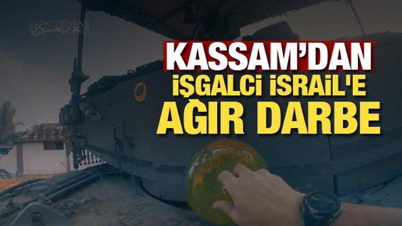 Kassam Tugayları'ndan işgalci İsrail'e büyük darbe