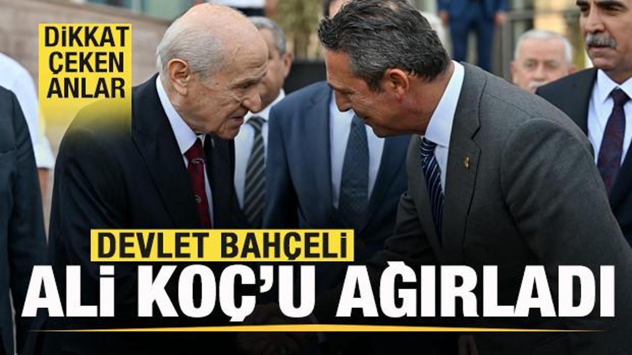 MHP lideri Bah&ccedil;eli, Ali Ko&ccedil; ile g&ouml;r&uuml;şt&uuml;