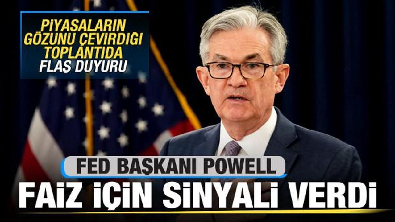 Powell'dan s&uuml;rpriz faiz sinyali! Piyasaların g&ouml;z&uuml;n&uuml; &ccedil;evirdiği toplantıda duyurdu