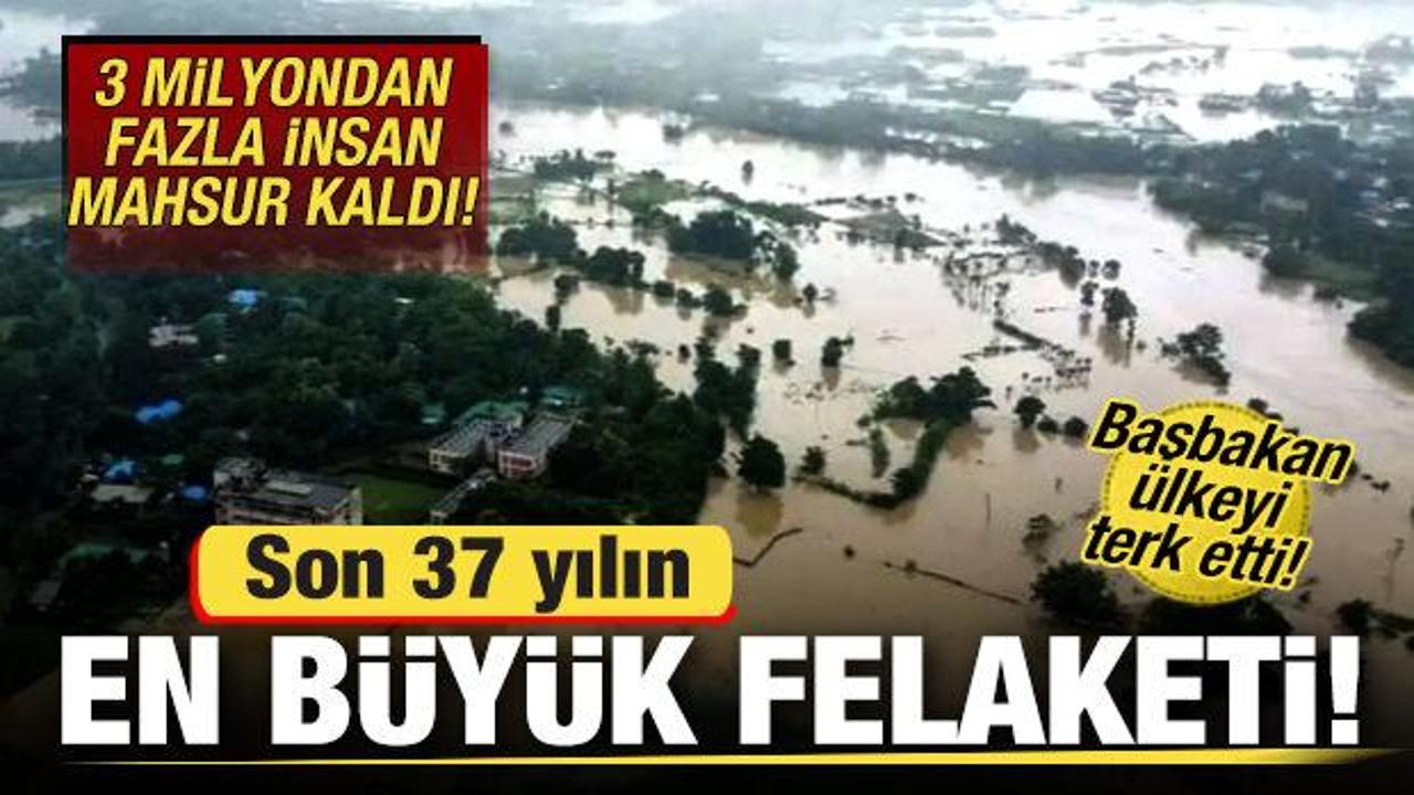 Son 37 yılın en büyük felaketi! 3 milyondan fazla kişi mahsur kaldı