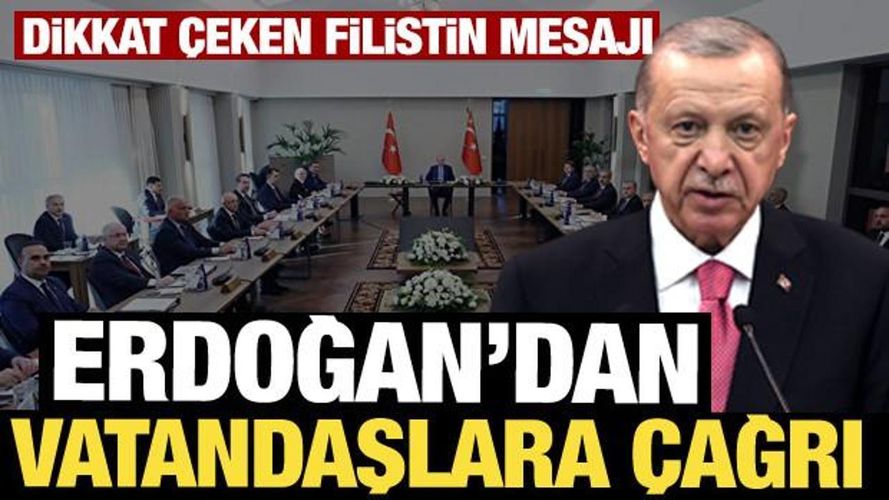 Son Dakika: Cumhurbaşkanı Erdoğan'dan vatandaşlara çağrı!