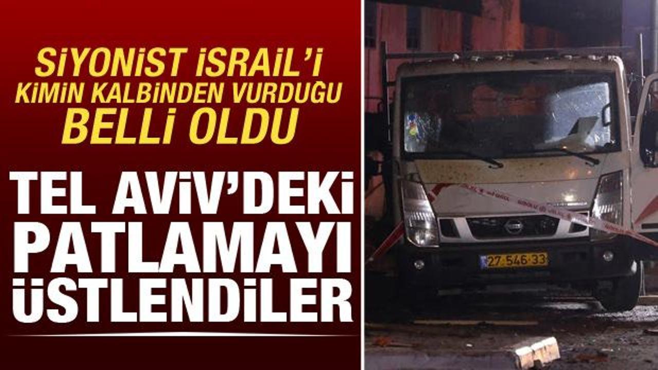 Tel Aviv'deki patlamayı Kassam Tugayları üstlendi