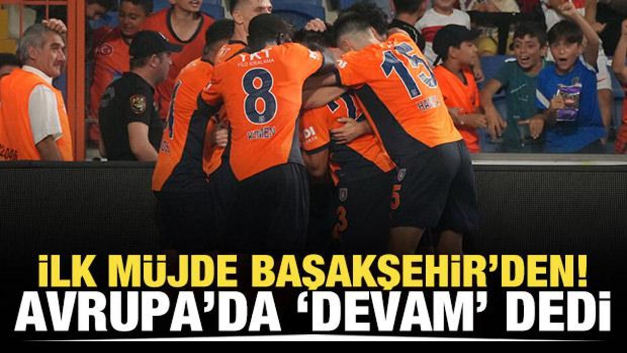 Başakşehir, Avrupa'da devam dedi!