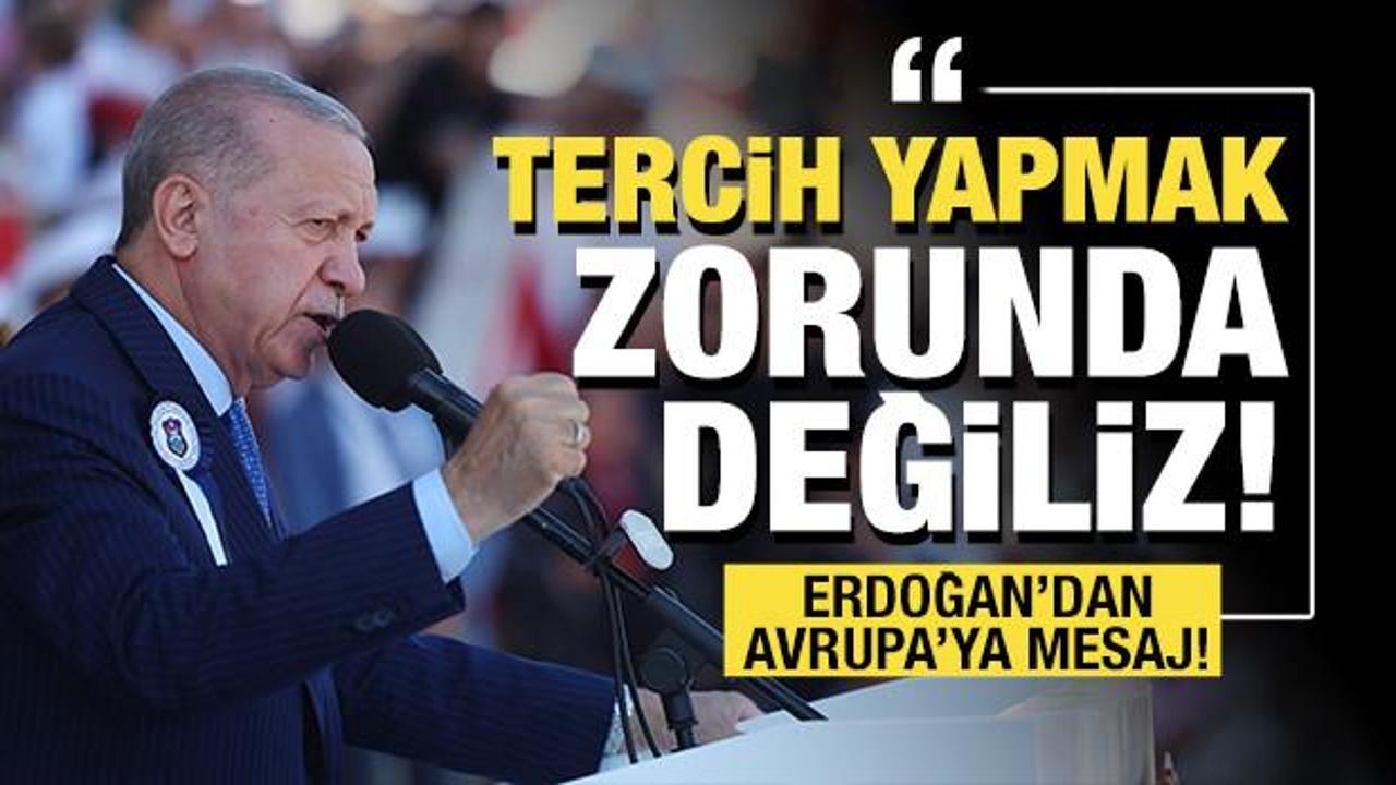 Erdoğan: AB ile Şangay İşbirliği Teşkilatı arasında tercih yapmak mecburiyetinde değiliz