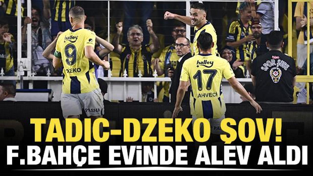 Fenerbahçe, Kadıköy'de 3 golle alev aldı