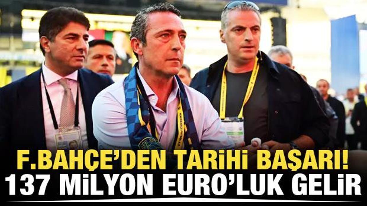 Fenerbahçe'nin dudak uçuklatan başarısı! 137 Milyon Euro'yu aştı