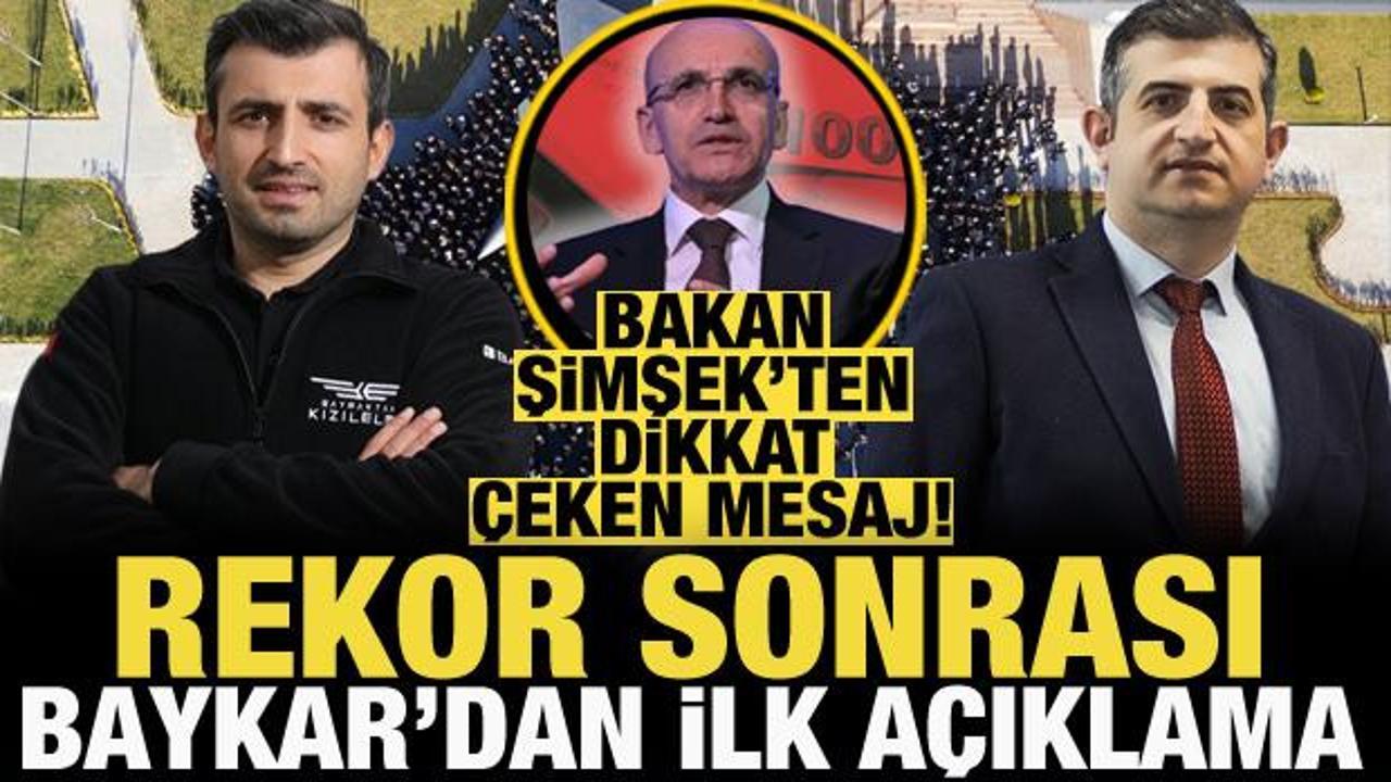 Haluk Bayraktar: 'Rekor Bayraktar TB2 ve AKINCI'nın eseri'!