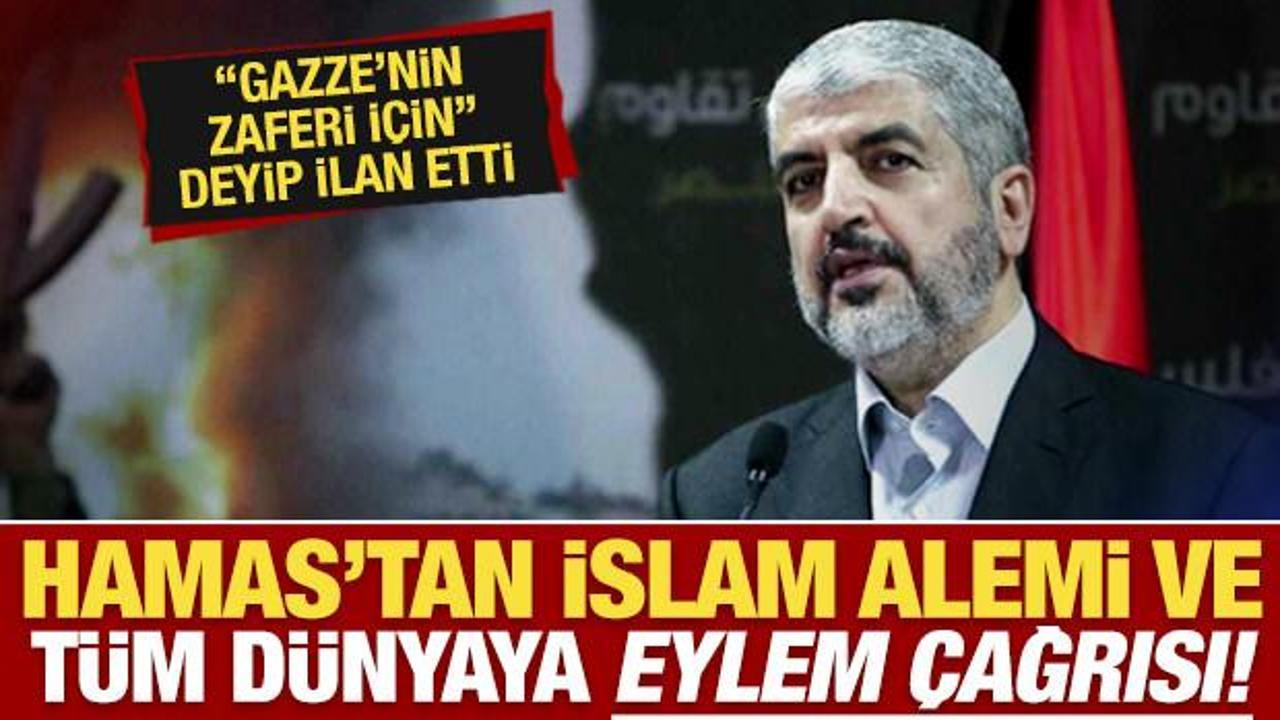 Hamas'tan İslam alemi ve tüm dünyaya son dakika eylem çağrısı