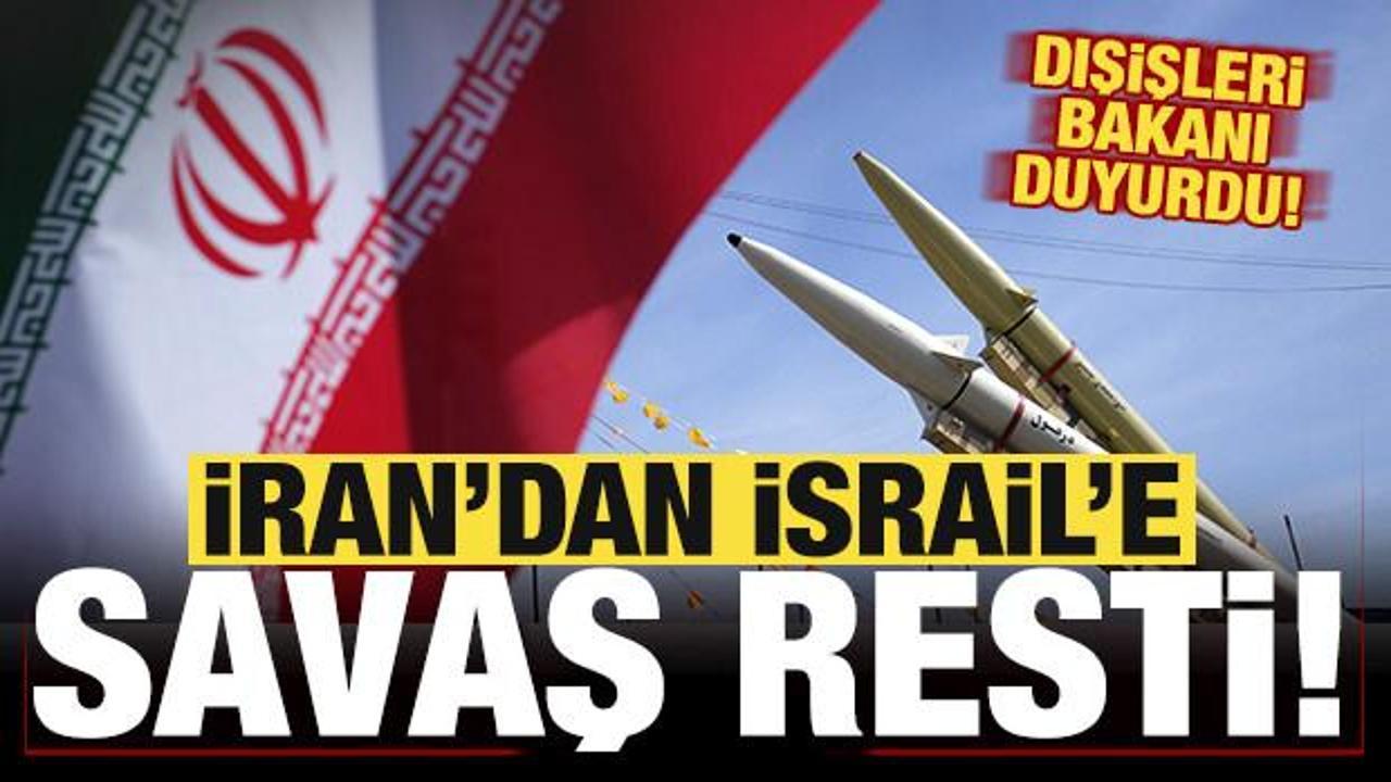 İran'dan, İsrail'e son dakika savaş resti! Dışişleri Bakanı duyurdu