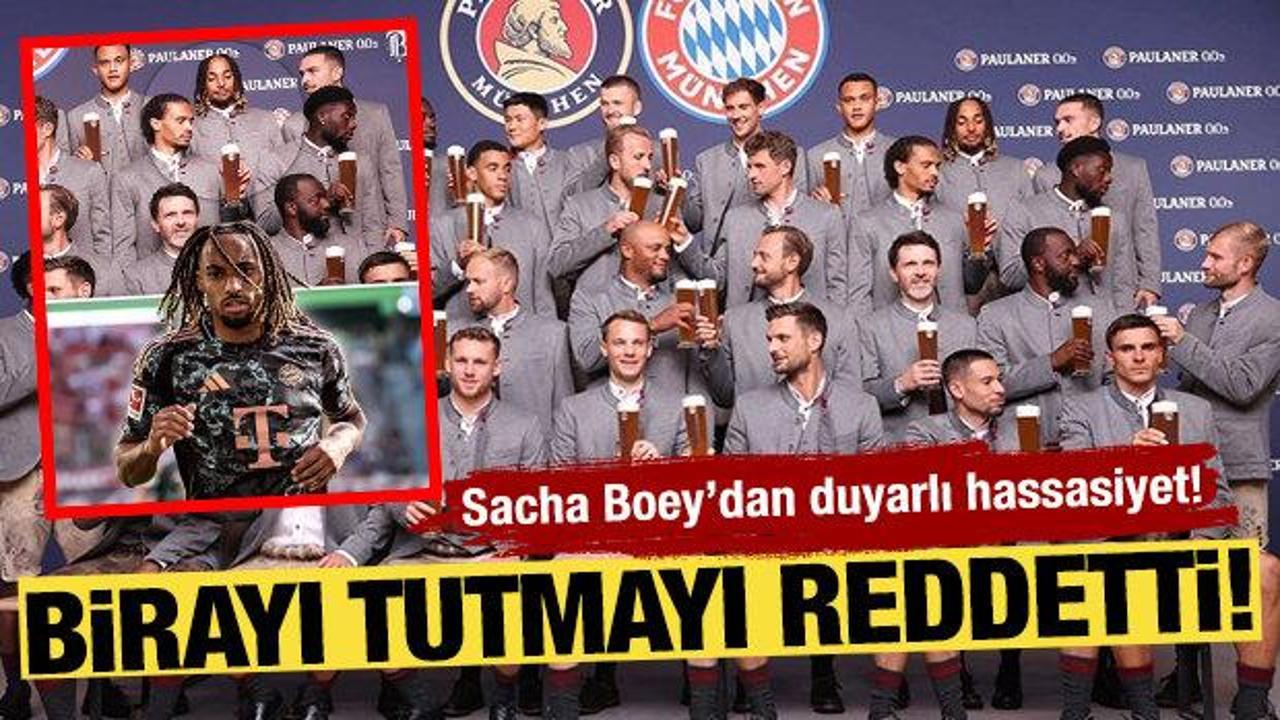 Sacha Boey'dan duyarlı hassasiyet! Birayı tutmayı reddetti