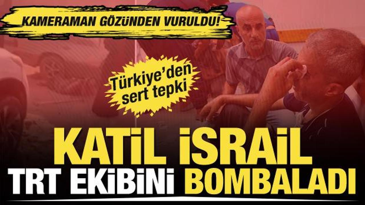 Son dakika! İşgalci İsrail'den TRT ekibine bombalı saldırı