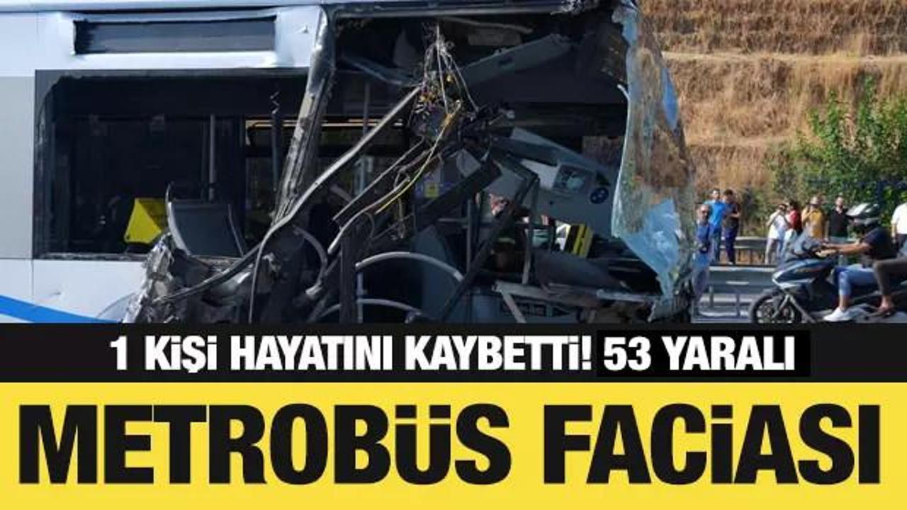 Son dakika: Sefaköy'de metrobüs kazası: 1 ölü, 53 yaralı