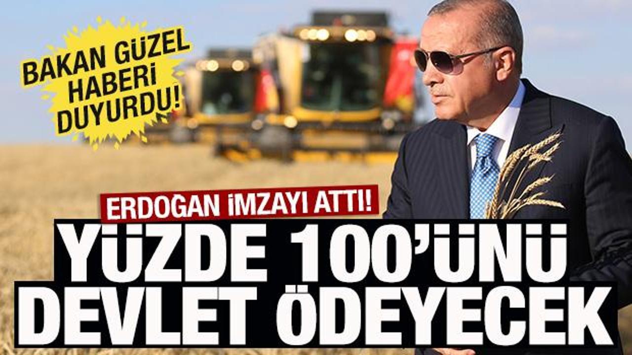 Tarımda yeni d&ouml;nem başlıyor! Y&uuml;zde 100'&uuml;n&uuml; devlet &ouml;deyecek