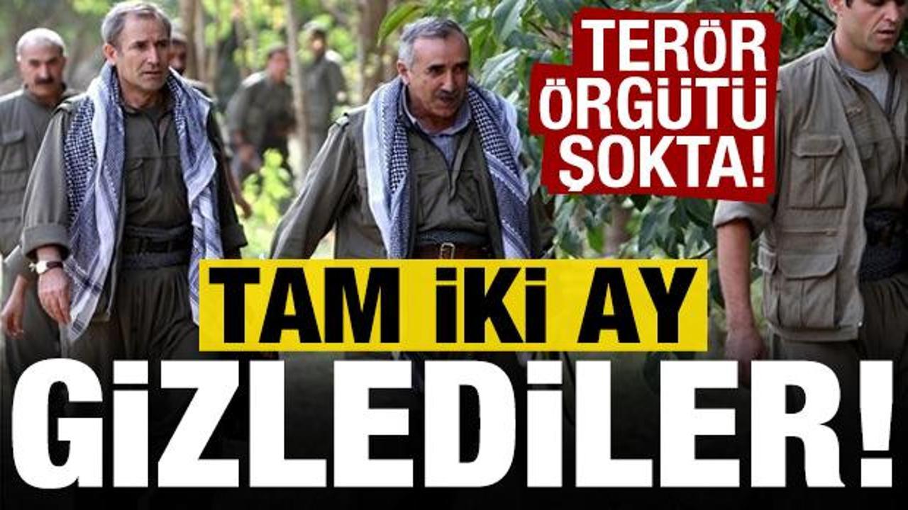 Terör örgütü şokta, iki ay gizlediler!