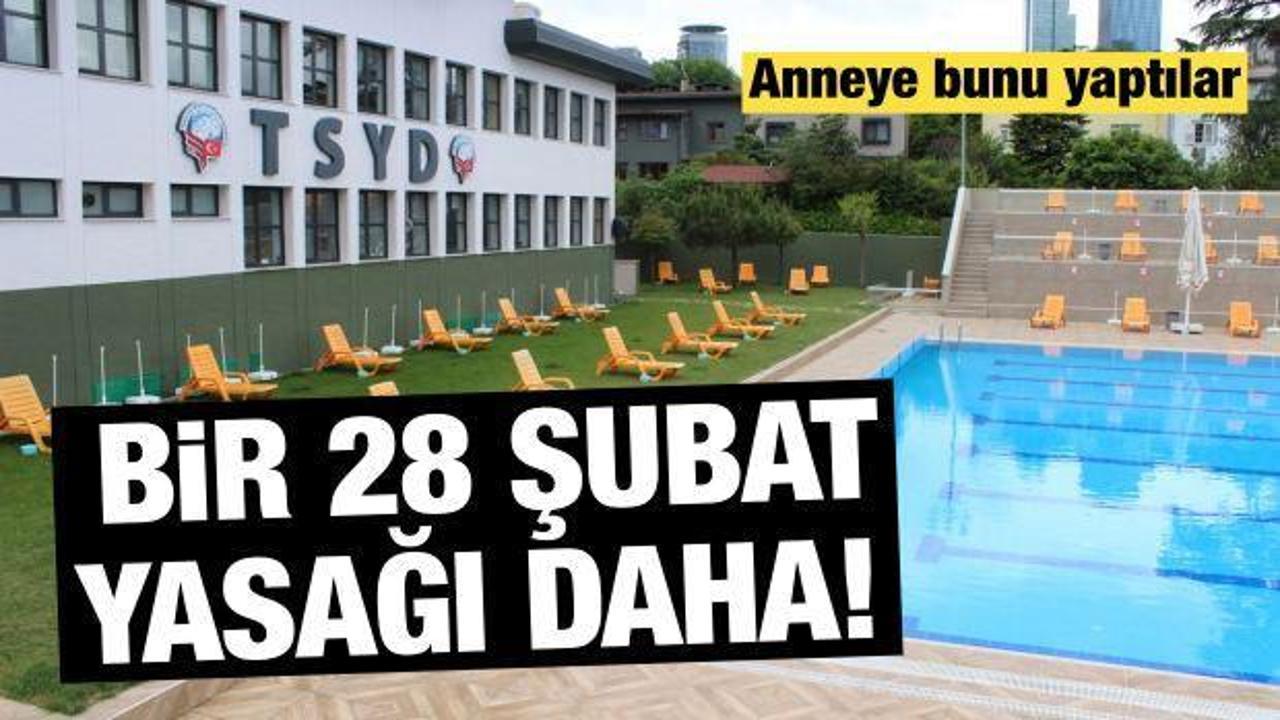 TSYD'de 28 Şubat kafası: Başörtüsüyle havuza alınmadı, çocuğunun yanında da duramadı!