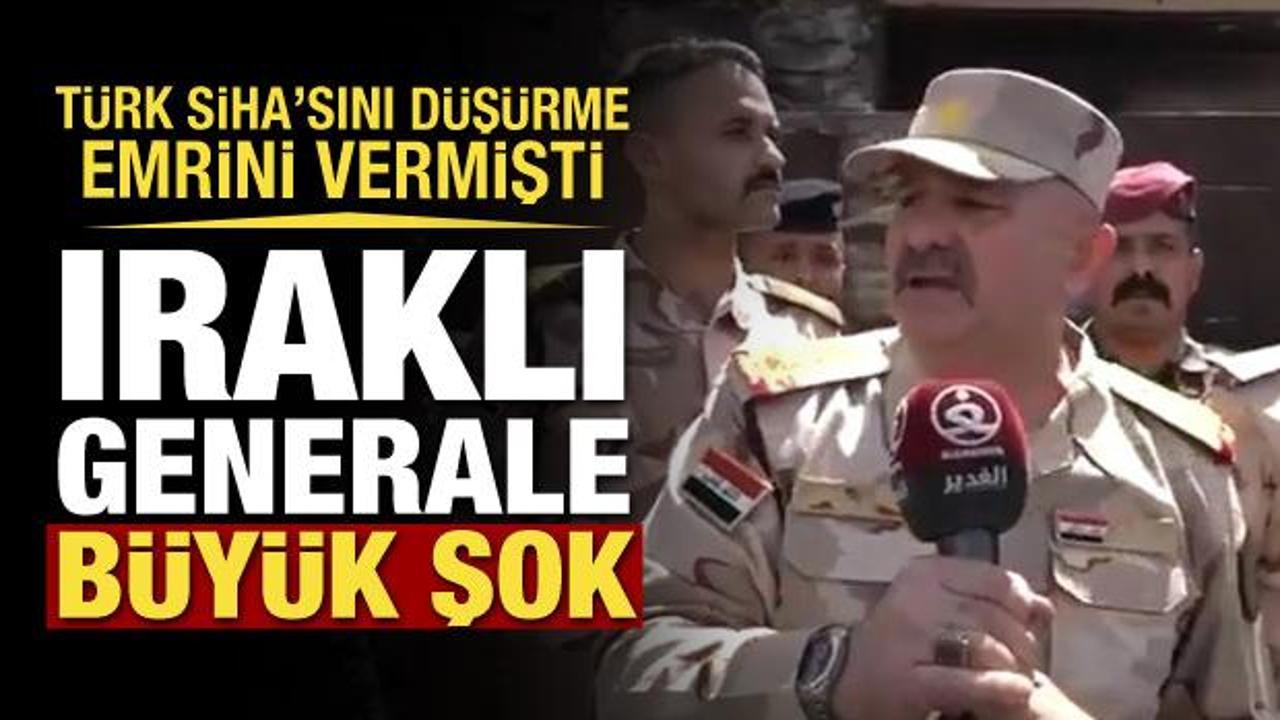 Türk SİHA'sını düşürme emrini veren Iraklı general gözaltına alındı