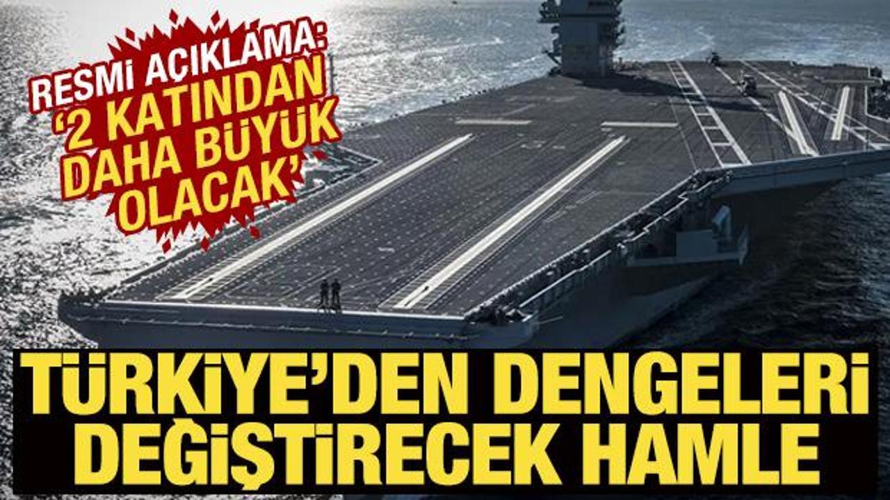 Türkiye, milli uçak gemisinin tasarımını tamamladı: İşte özellikleri!