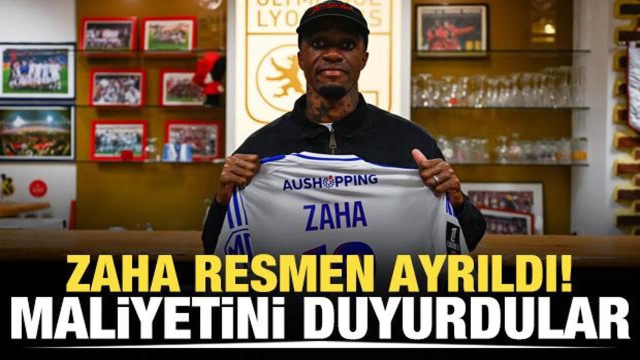 Zaha resmen ayrıldı! Maliyetini duyurdular