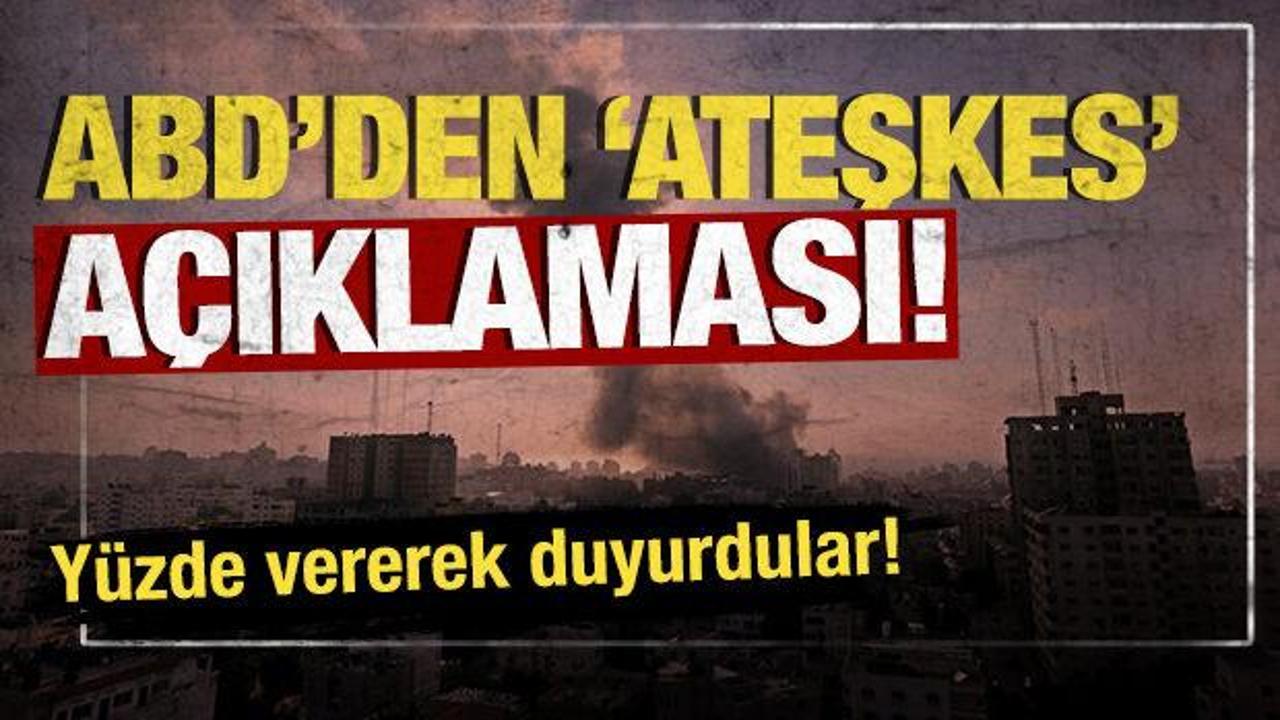 ABD: "Gazze'de ateşkes anlaşmasının y&uuml;zde 90'ı tamam"