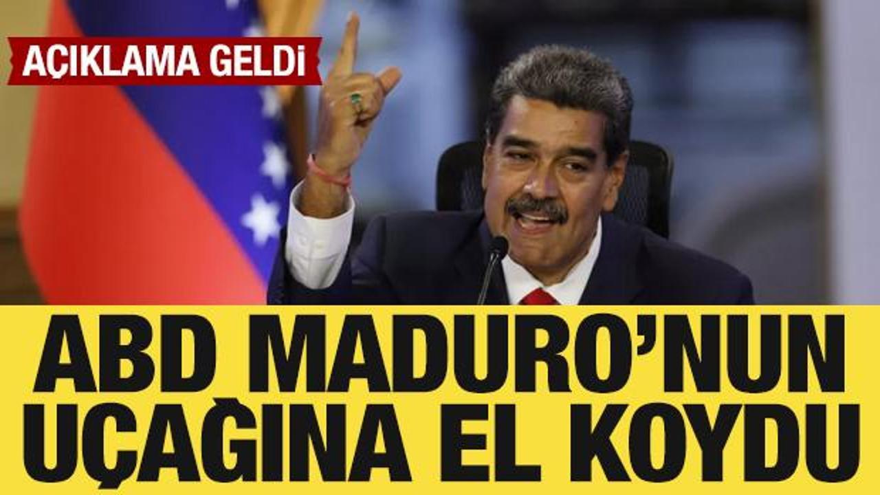 ABD, Maduro'nun uçağına el koydu