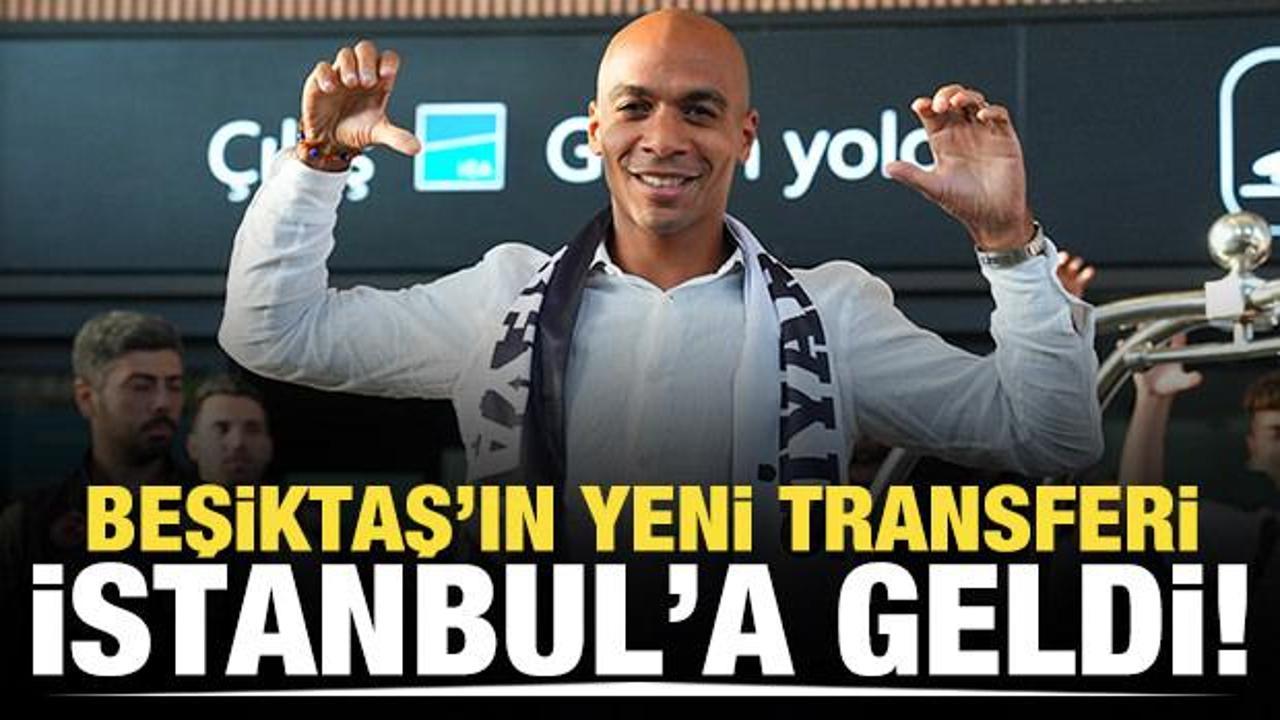 Beşiktaş'ın yeni transferi İstanbul'a geldi