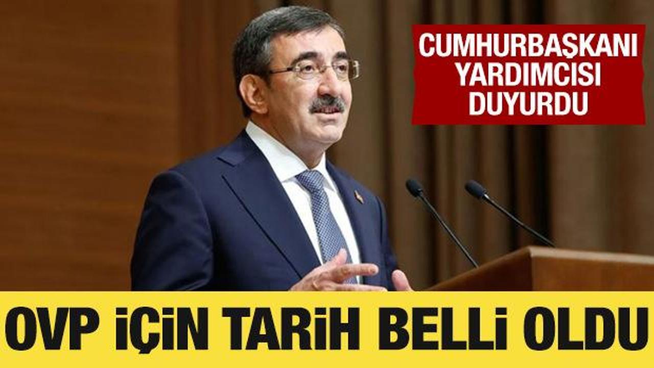 Cevdet Yılmaz, OVP'nin açıklanacağı tarihi duyurdu