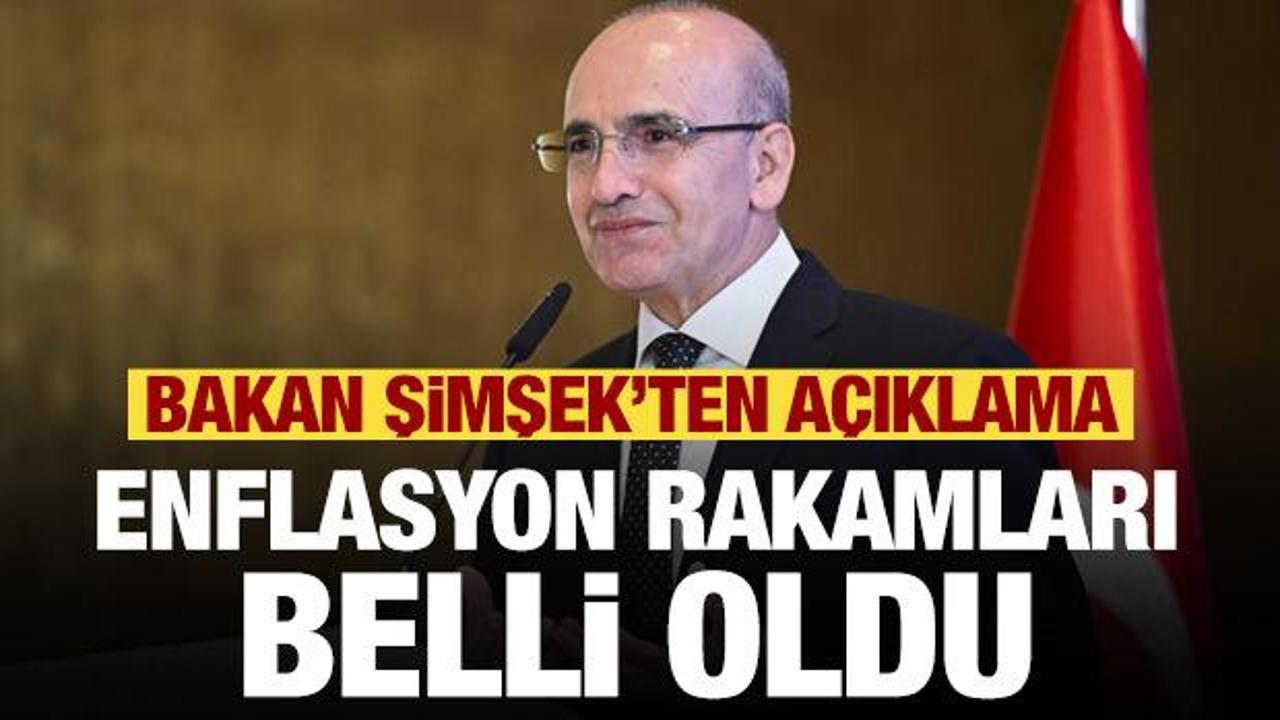 Enflasyon rakamları açıklandı