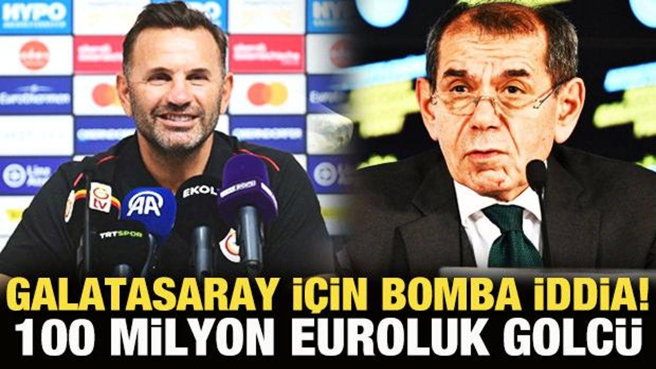 Galatasaray i&ccedil;in bomba iddia! 100 milyon euroluk golc&uuml;
