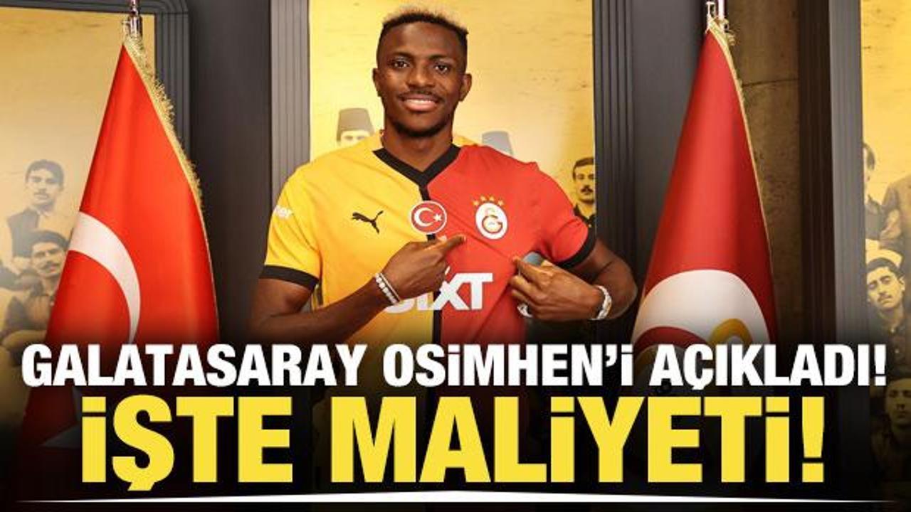 Galatasaray, Osimhen'in transfer maliyetini açıkladı