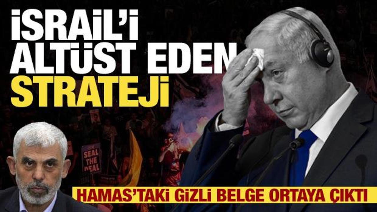 İsrail'i altüst eden strateji! Hamas'taki gizli belge ortaya çıktı