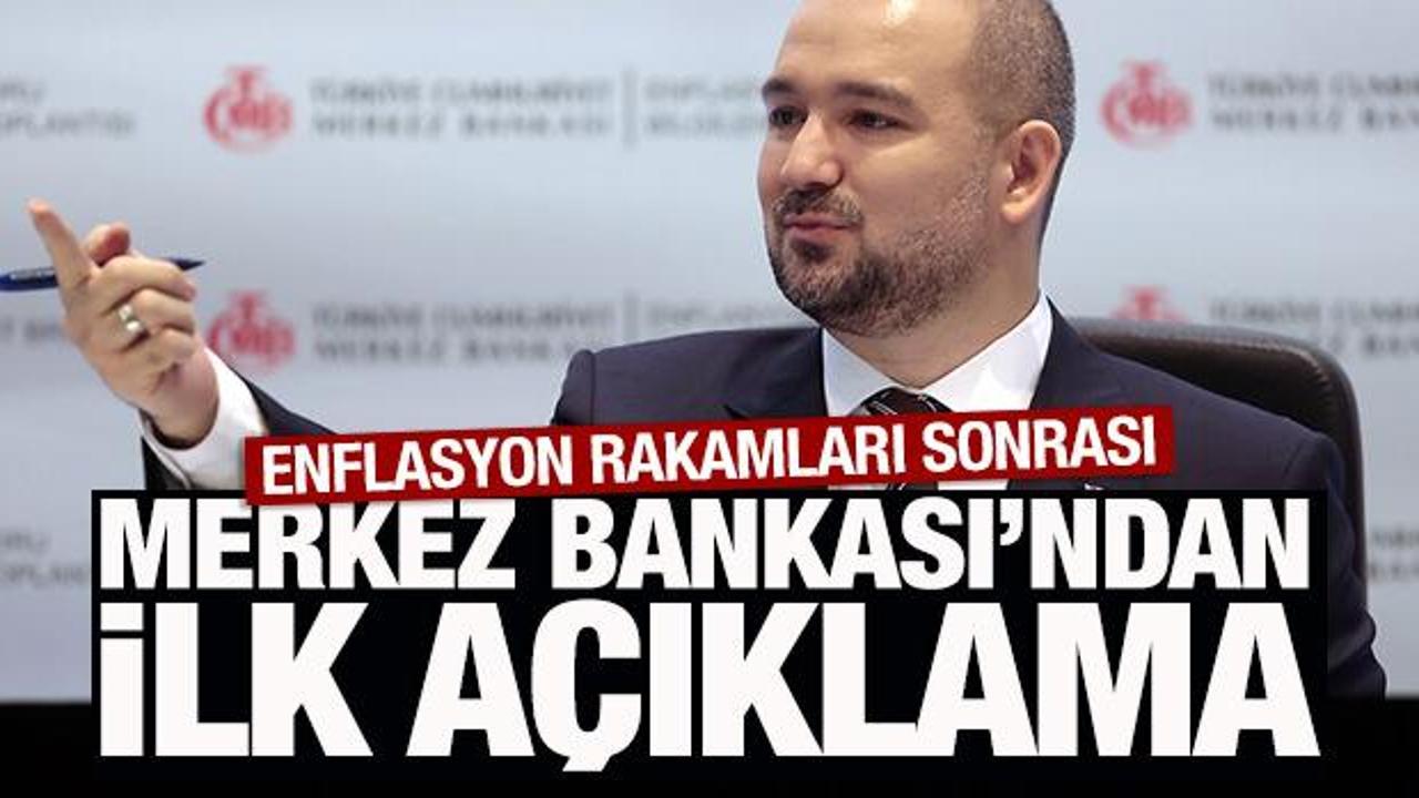 Merkez Bankası'ndan enflasyon açıklaması: 'Ana eğilimi değişmedi'