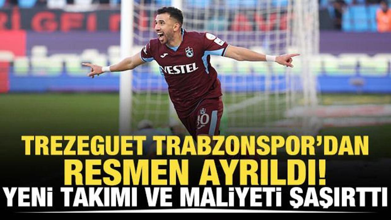 Trabzonspor, Trezeguet'nin ayrılığını duyurdu