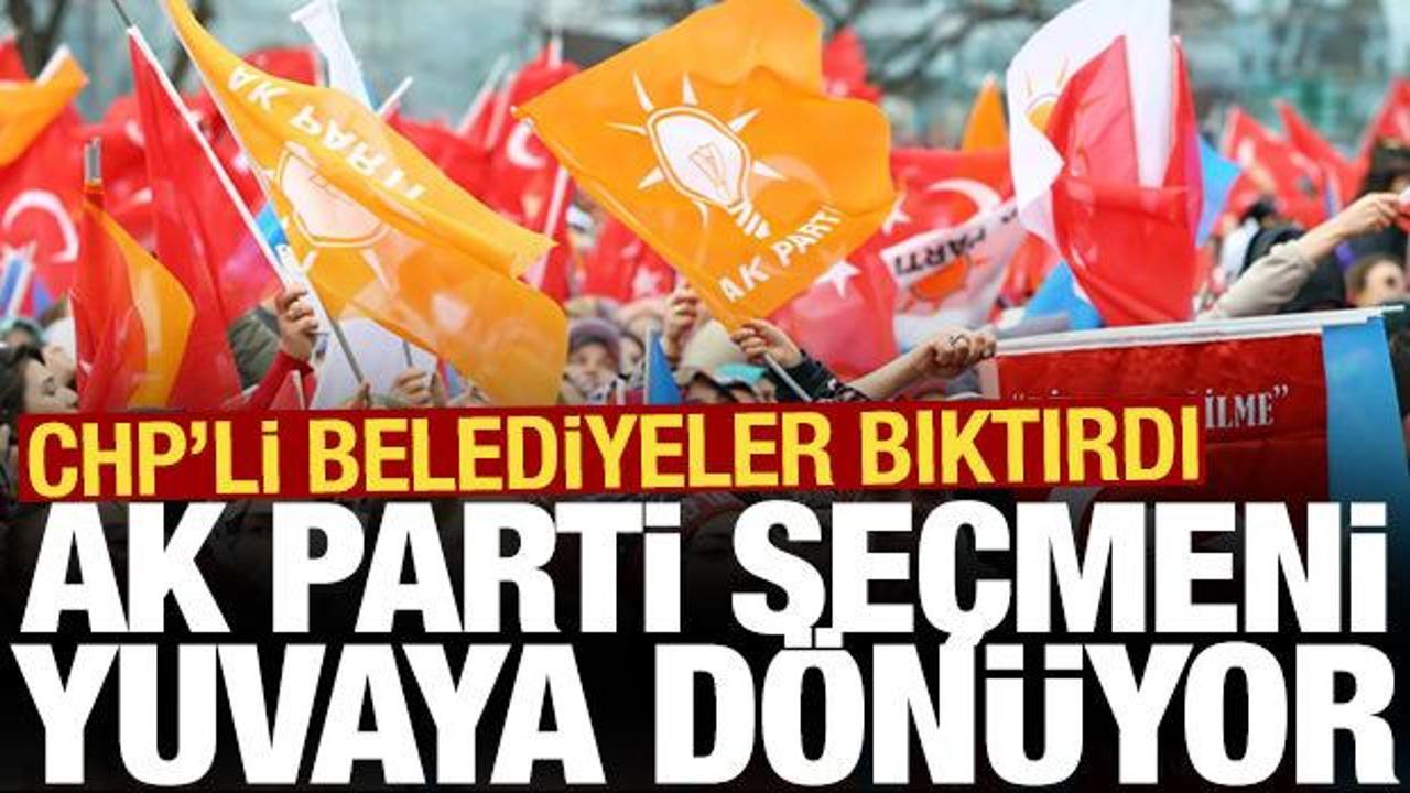 CHP'li belediyeler bıktırdı: AK Parti se&ccedil;meni yuvaya d&ouml;n&uuml;yor