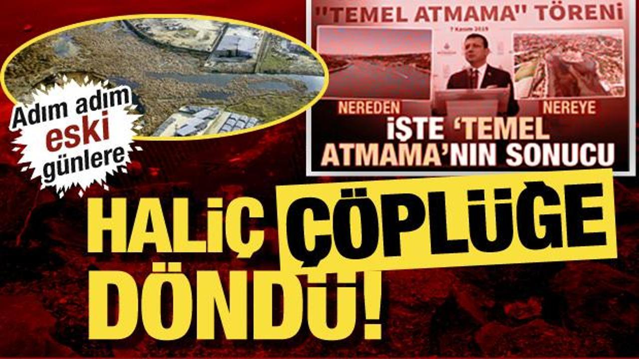 Haliç çöp gölüne dönüyor