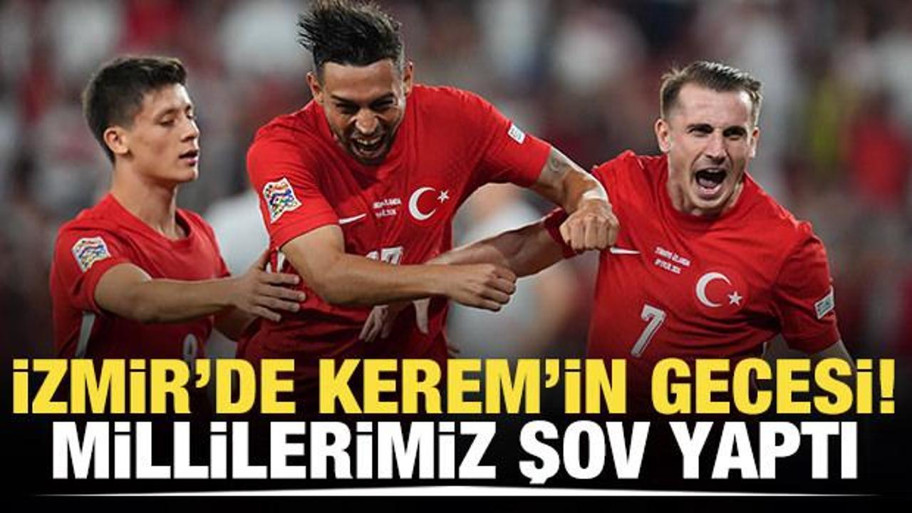 İzmir'de Kerem'in gecesi! Millilerimiz şov yaptı