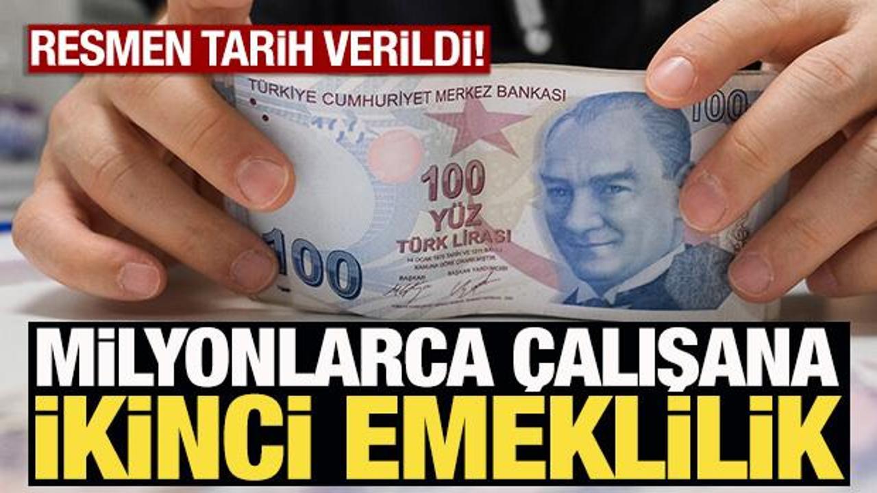 Milyonlarca çalışana ikinci emeklilik fırsatı! Tarih verildi