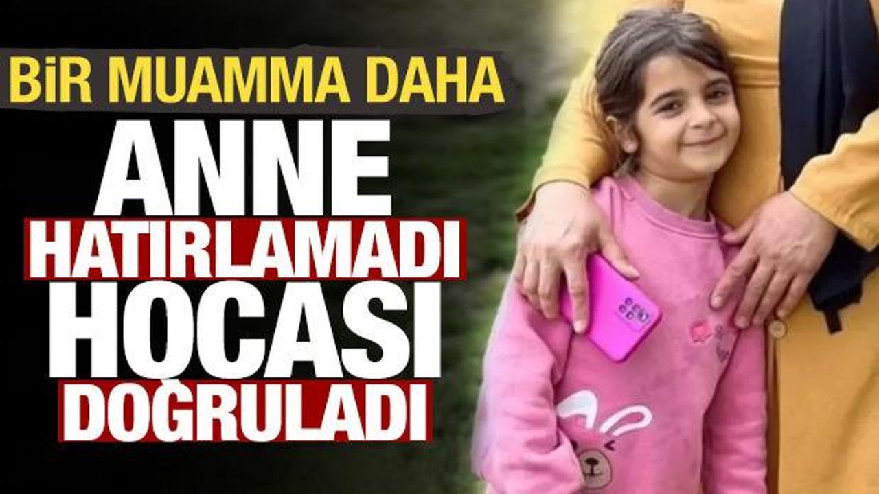 Narin soruşturmasında yeşil tülbent muamması: Anne hatırlamıyorum dedi, hoca doğruladı