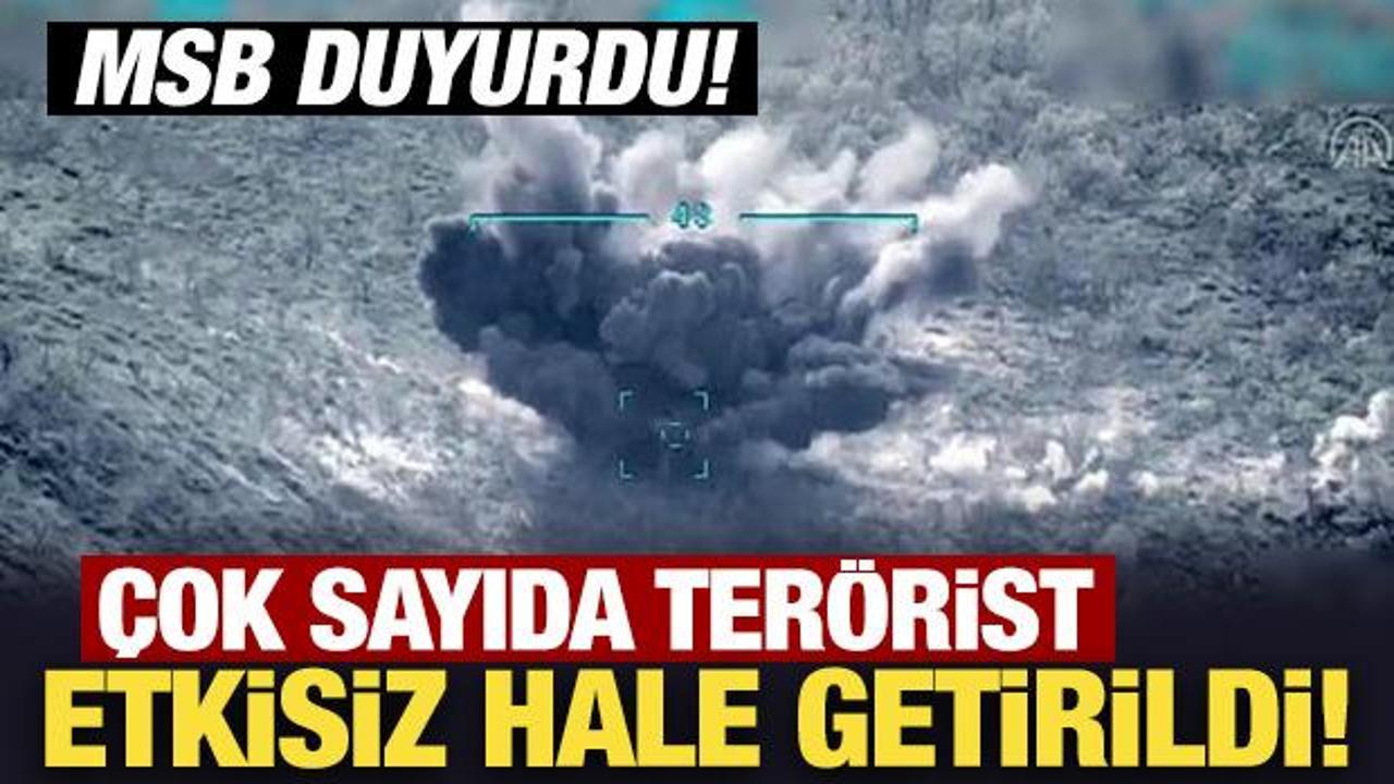 Son Dakika.... MSB duyurdu: 13 terörist etkisiz hale getirildi!