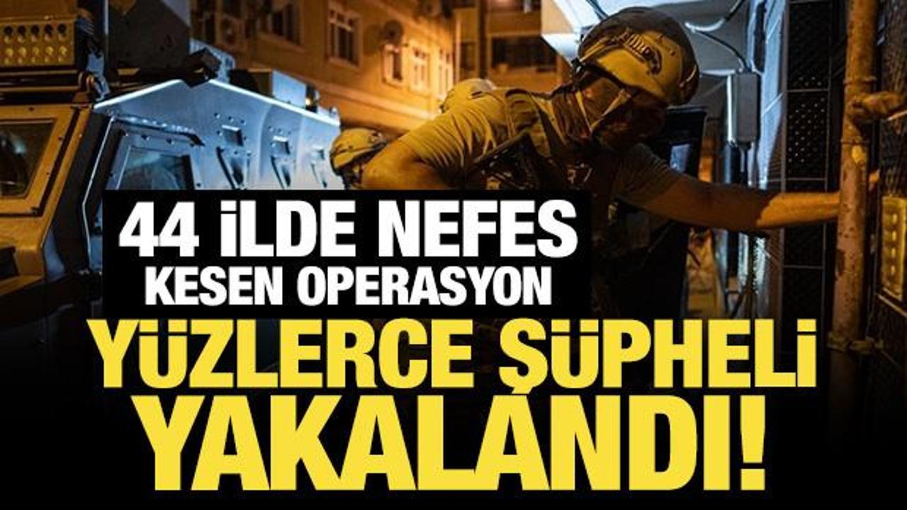 44 ilde nefes kesen operasyon: 293 zehir taciri ve sokak satıcısı yakalandı!