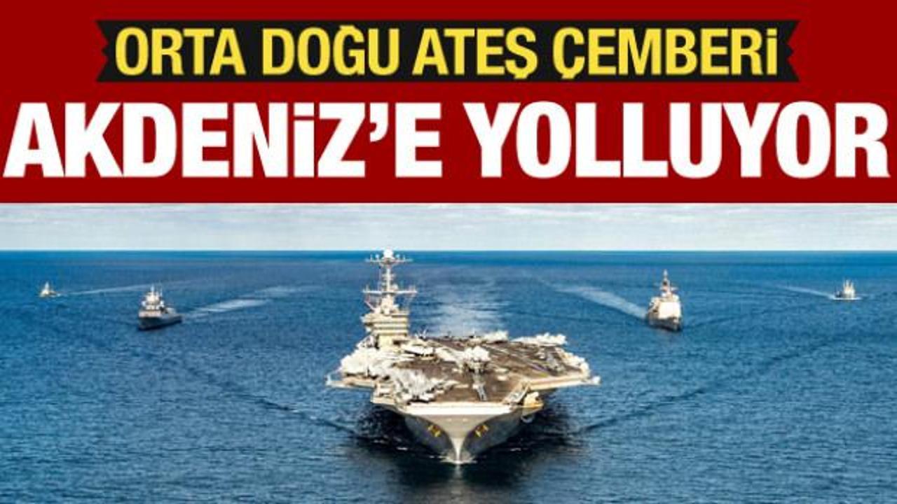 ABD uçak gemisini yolluyor! Pentagon: USS Harry Truman Doğu Akdeniz'e konuşlanacak