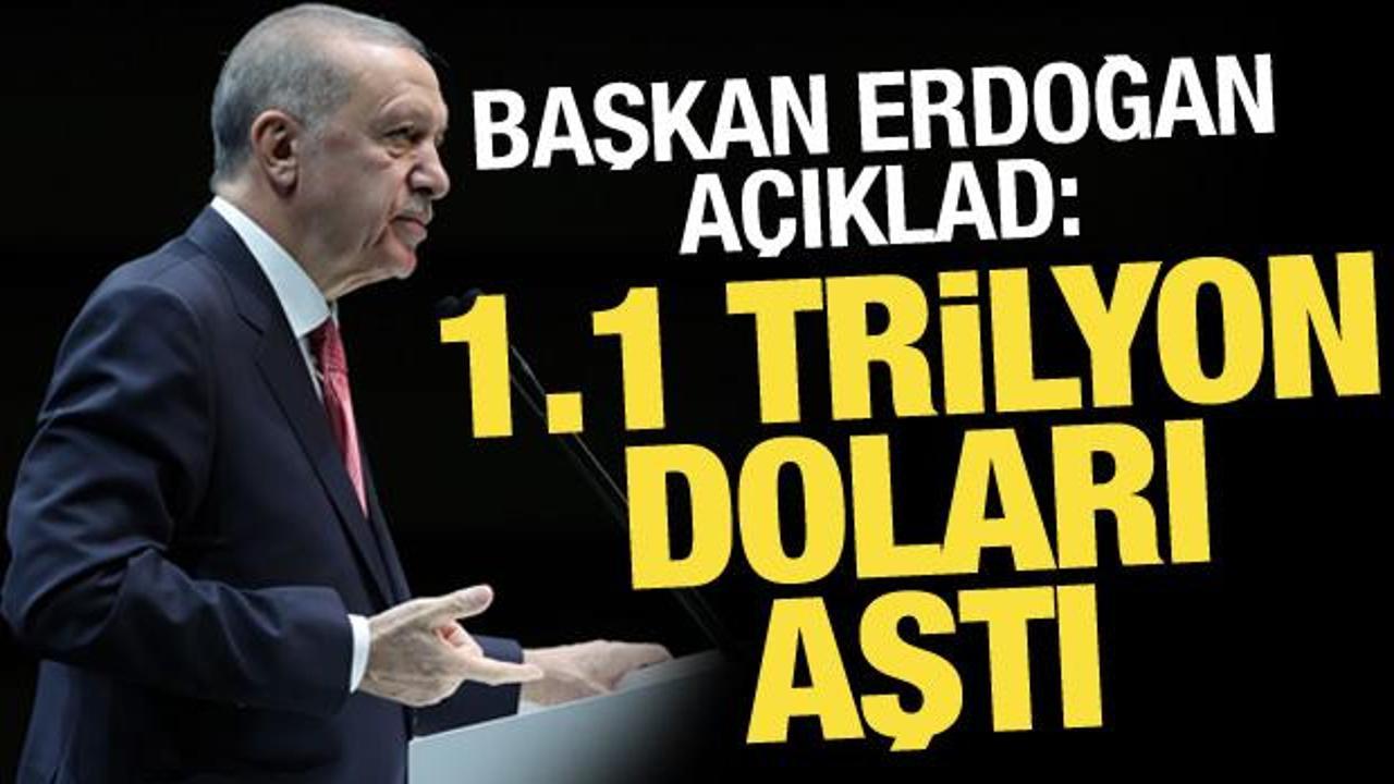 Başkan Erdoğan: Milli gelirimiz 1.1 trilyon doları aştı