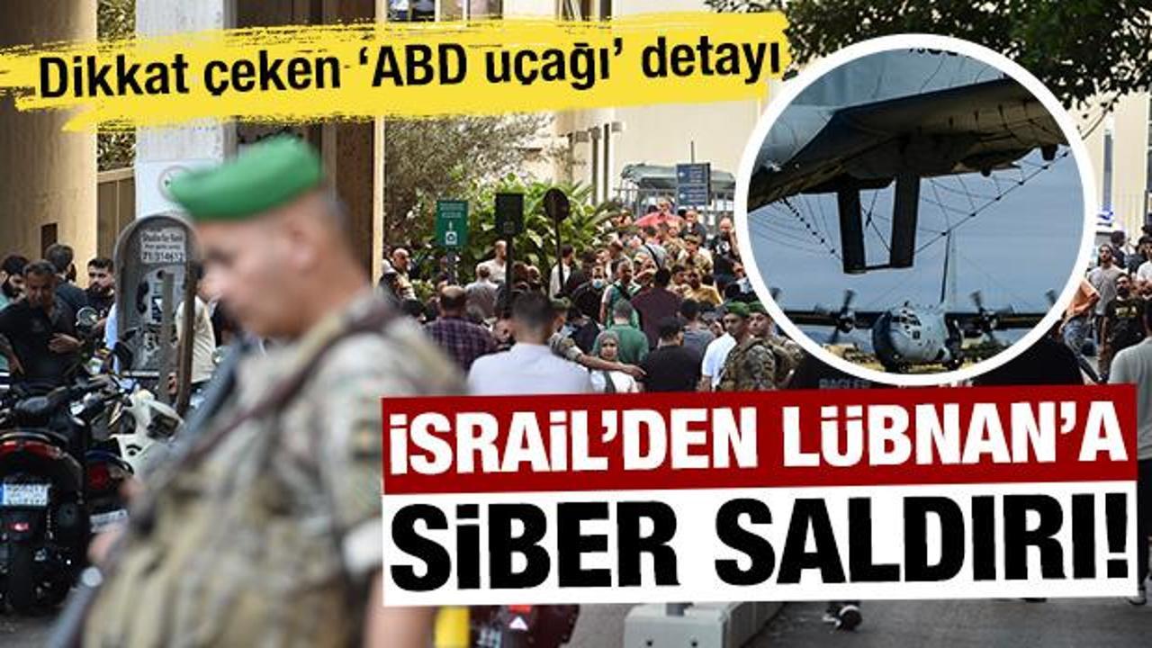 İsrail'den Lübnan'a siber saldırı! Dikkat çeken 'ABD uçağı' detayı