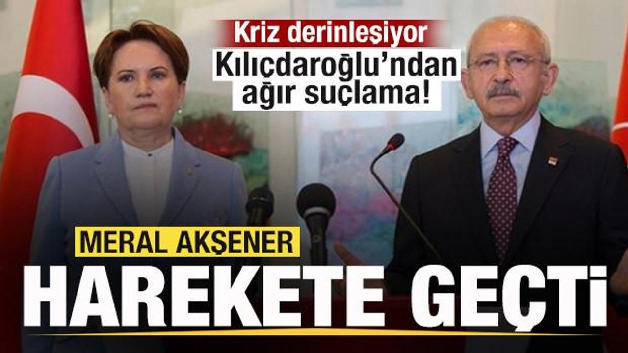 Kemal Kılıçdaroğlu'ndan sert sözler! Akşener harekete geçti