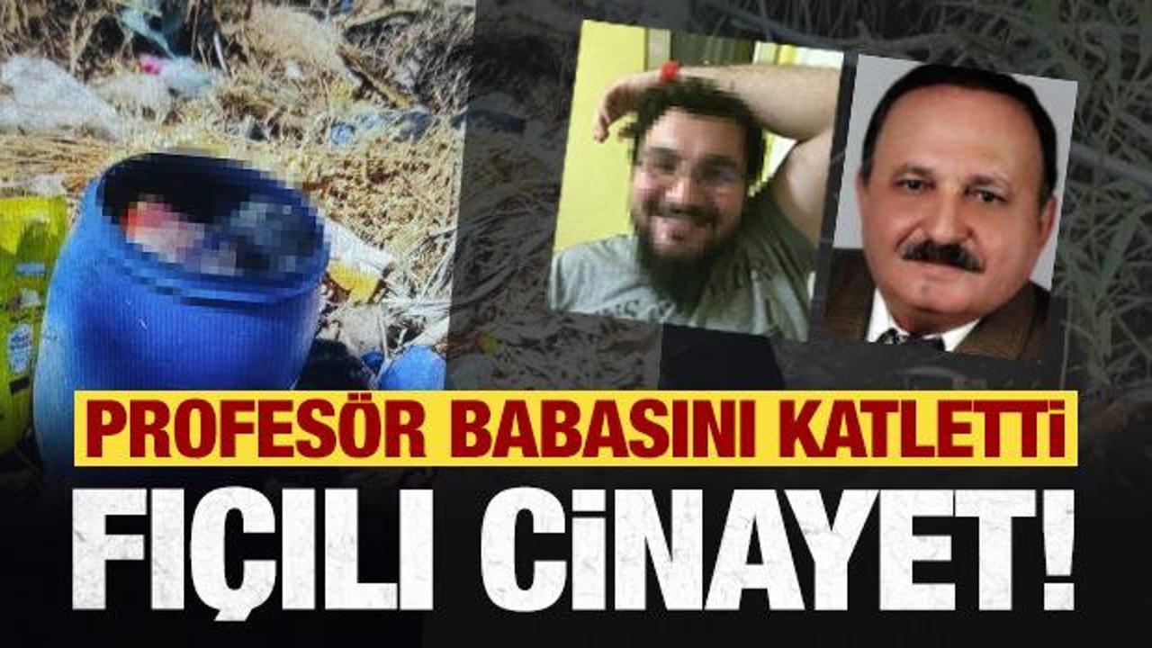 Öldürdüğü babasını fıçıya koyup çöpe attı! Korkunç cinayet