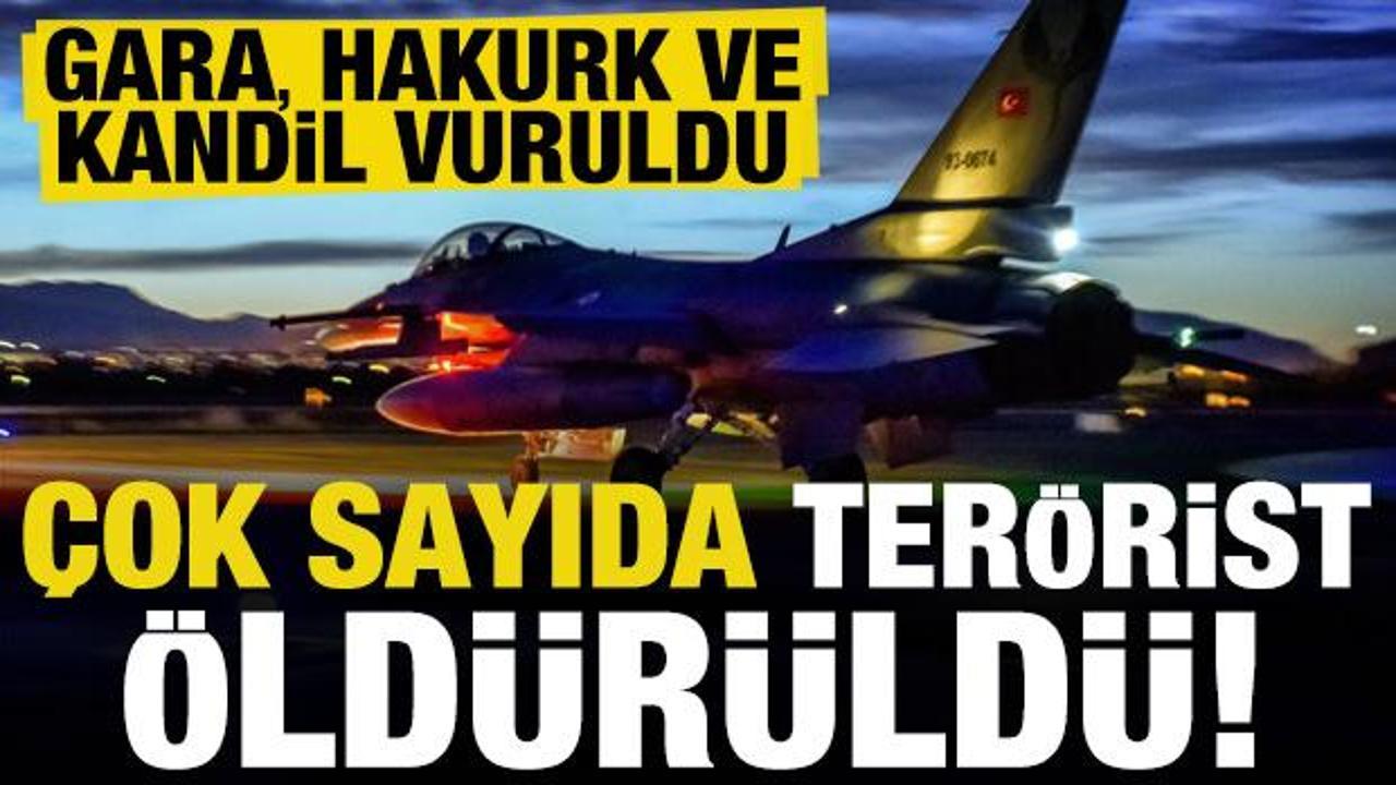 Son dakika: Gara, Hakurk ve Kandil vuruldu! Çok sayıda terörist öldürüldü!