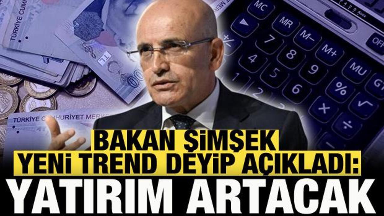 Bakan Şimşek 'Dünyada yeni trend' deyip, açıkladı: Yapay zekaya yatırım artacak!