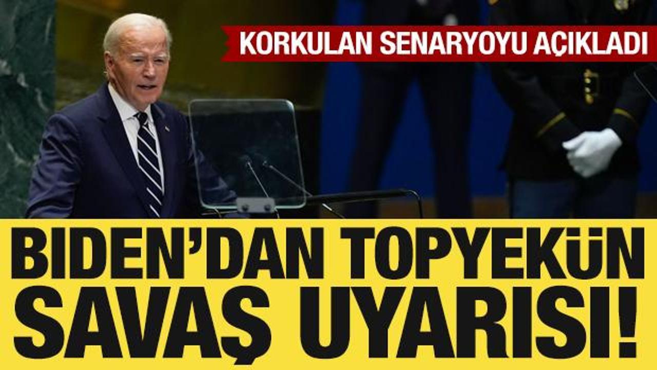 Biden: Orta Doğu'da topyekün bir savaş mümkün